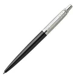 Olovka kemijska Parker Jotter, premium tower grey diagonal CT, vrh medium, plava tinta