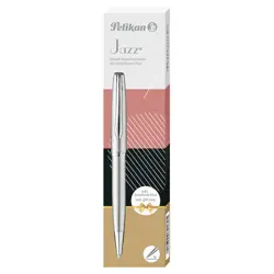 Olovka kemijska Pelikan, Jazz Noble Elegance, srebrna, u poklon kutiji 

