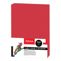 Papir fotok.OPTIMA A4 intenziv RED 80gr. 500/1 DC204 P5