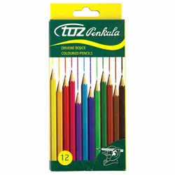 Pastele u drvu 12 boja 121/12 TOZ