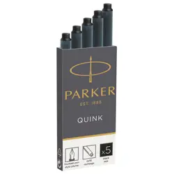 Patrone za nalivpero Parker 1950382, patrone 5/1, boja tinte crna