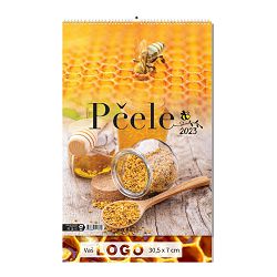 "PČELE" 13 list., dim: 30,5x50 cm, PVC vrećica, P/50, color kalendar