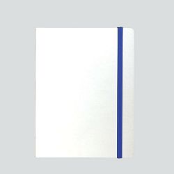 "PERLA" s PLAVOM gumicom NOTES A5, poslovni, dim:14,8x21cm, P/20
