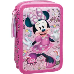 Pernica trostruka DISNEY MINNIE  sa priborom 19,5x12x7cm  P24