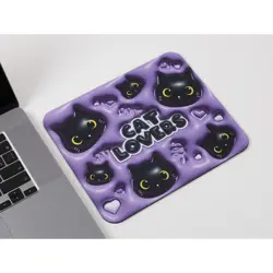 Podmjestak za miš iTotal 3D Cat ljubičasti XL2552B