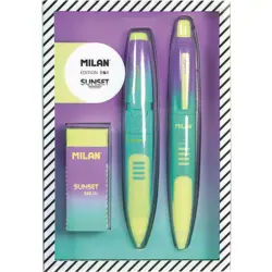 Poklon set MILAN Sunset (ol.kem.,ol.tehn.,gumica+šiljilo) P16