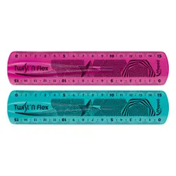 Ravnalo 15 cm Twist'n flex sort boje Maped MAP279110