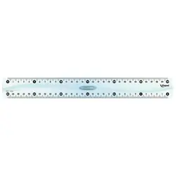 Ravnalo 30 cm Maped Essentials dvostruko MAP146109
