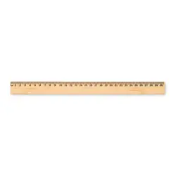 Ravnalo 30cm Baris drveno od bambusa