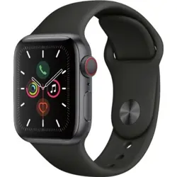 Refurbished Apple Watch Series 6 (2020), 44mm, GPS Cellular, Space Gray Aluminum