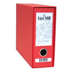 Registrator s kutijom A5, 8 cm, Lipa Mill, crveni