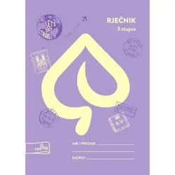 Rječnik B6 40 listova 3 kolone Lipa Mill