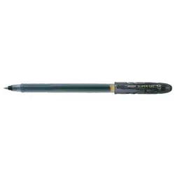 Roler Pilot, Supergell LS-8F-BG-B, 0,39 mm, crni