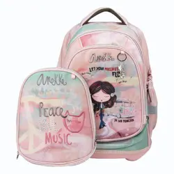 Ruksak ergonomski s 2 lica ANEKKE Peace&Love 245563-EC