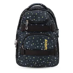 Ruksak Wave infinity black and yellow dots 338-72/A/29