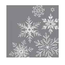 Salvete papirnate 33x33 cm 20 komada Božić pahulje, Herlitz