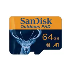 SanDisk Outdoors FHD microSD with Adapter - 64GB
