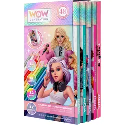 Set boje drvene 48kom s bilježnicom WOW Generation P4