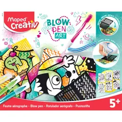 Set kreativni Maped Creativ Blowpen Pop art 5+