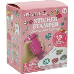 Set za igranje CREATIVE žig sa naljepnicama Unicorn&amp;Princess 778065 P24