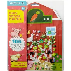 Set za igranje puffy naljepnice 2D PRIJATELJI SA FARME P50