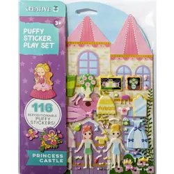 Set za igranje puffy naljepnice 2D PRINCEZIN DVORAC P50