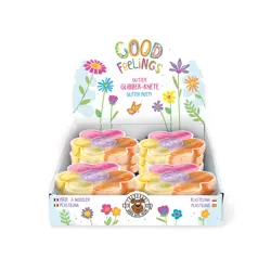 Slime ljigavac sa šljokicama u 4 boje HAPPY FLOWERS 35g P16/128