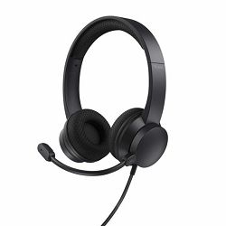 Slušalice TRUST Ayda, naglavne, USB, ENC, PC, Black