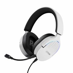 Slušalice TRUST GXT 490W Fayzo, Gaming, RGB, 7.1 Sorround, PC, White