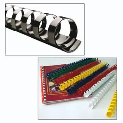 Spirale za uvez plastične, 16 mm, 100/1, plave Fellowes