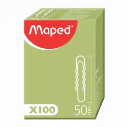 Spojnice za spise Maped nikal, valovite, 50 mm 100/1 MAP039630