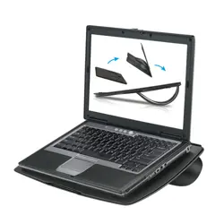 Stalak za notebook Fellowes, Go Riser, crni, 381x276x5mm