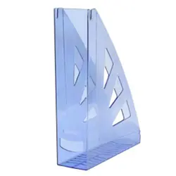 Stalak za spise okomiti, PVC, prozirni plavi, Office products