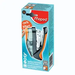 Stroj za spajanje Maped Easy Half Strip 25, žuti / sivi