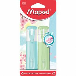 Tekstmarker Maped pastel 4/1 blister