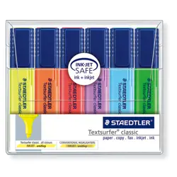 Tekstmarker Staedtler, Textsurfer Classic 364 WP6, 1-5 mm, sortirano