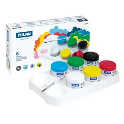 Tempera 6 boja 40ml Milan