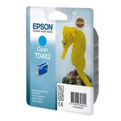 Tinta Epson T0482, cyan, 400 str. / 13 ml