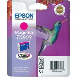 Tinta Epson T0803, magenta, 7,4 ml