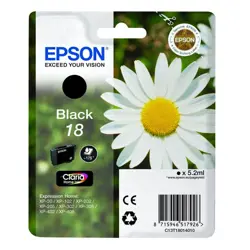 Tinta Epson T1801, black, 175 str. / 5,2 ml
