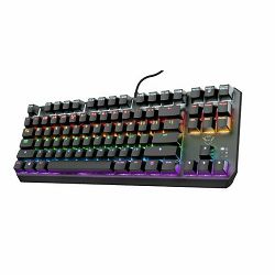 Tipkovnica TRUST GXT 834 Callaz, Gaming, osvjetljenje, mehanička, US, Black