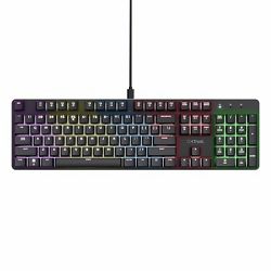 Tipkovnica TRUST GXT 871 Zora, Gaming, osvjetljenje, mehanička, US, Black