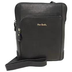 Torba kožna (na rame) Pierre Cardin 9423TILAK112 crna