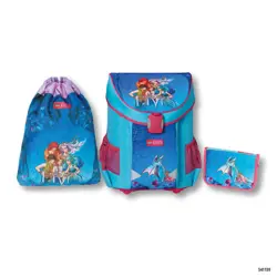 Torba školska set 3/1Lego Elves aqua blue