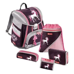 Torba školska set Hama 5u1 Unicorn 129090