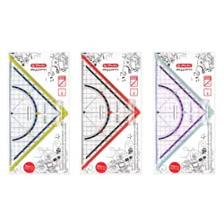 Trokut 25 cm, Herlitz, sort