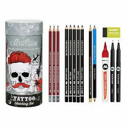 Umjetnički set Cretacolor tattoo sketching (grafitne olovke, nero olovka, grafit... ) 400 83