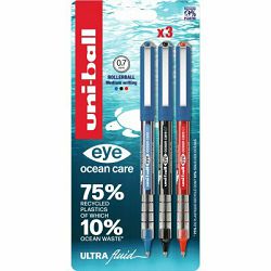 Uni pak roler Uni ub-150 (0.7) eye crni, plavi, crveni Ocean Care reciklirani 3/1