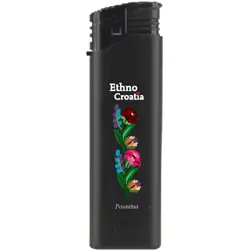 Upaljač Atomic F2 Ethno Croatia Posavina crni
