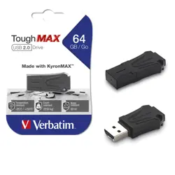USB 64GB 2.0 Verbatim, ToughMAX, crni, V049332